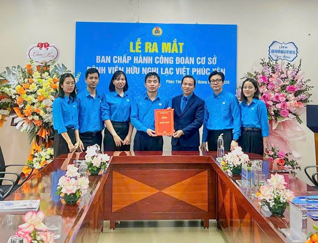Công đoàn phường Phúc Yên tổ chức lễ ra mắt công đoàn cơ sở