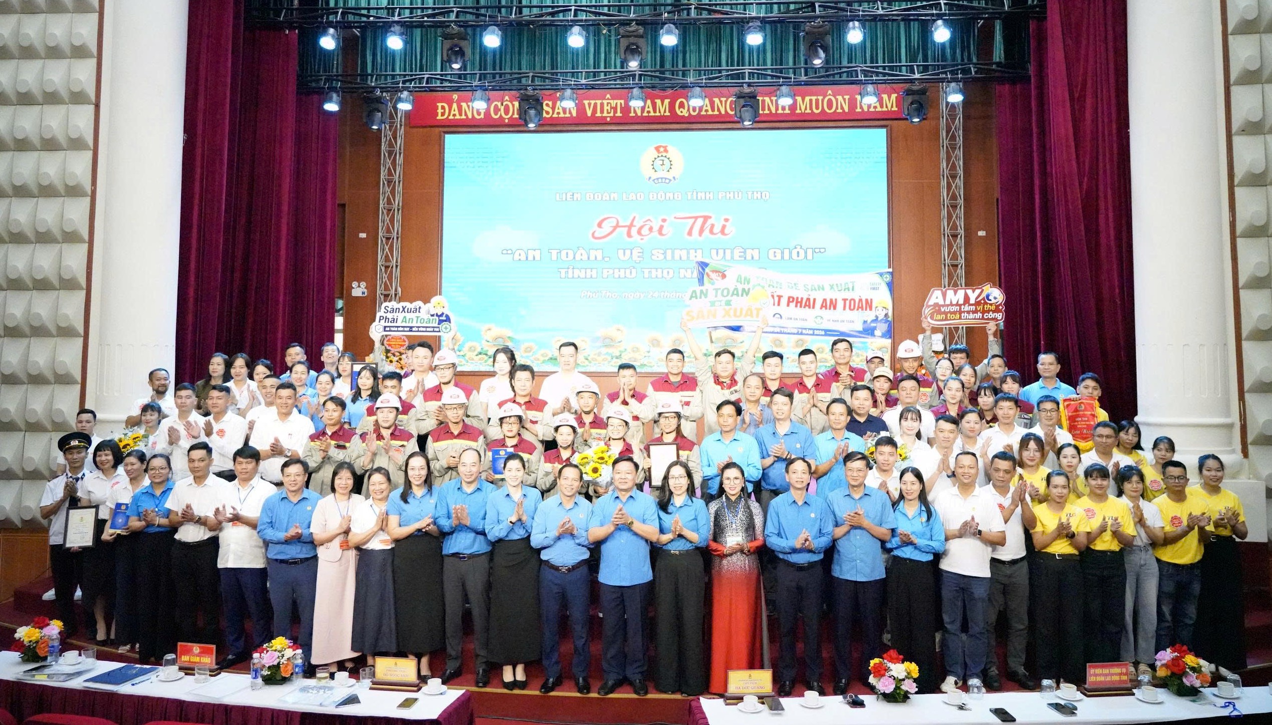 LIÊN ĐOÀN LAO ĐỘNG TỈNH PHÚ THỌ:  TỔ CHỨC HỘI THI “AN TOÀN VỆ SINH VIÊN GIỎI” NĂM 2026