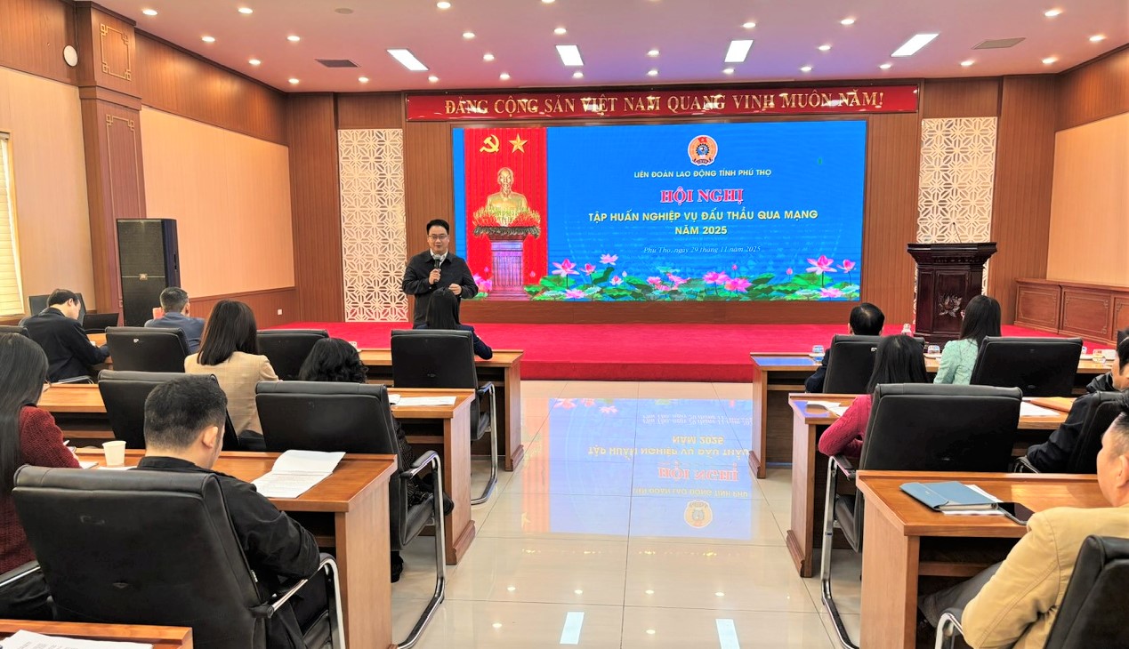 HỘI NGHỊ TẬP HUẤN CÁC VĂN BẢN MỚI VỀ CÔNG TÁC ĐẦU THẦU NĂM 2025