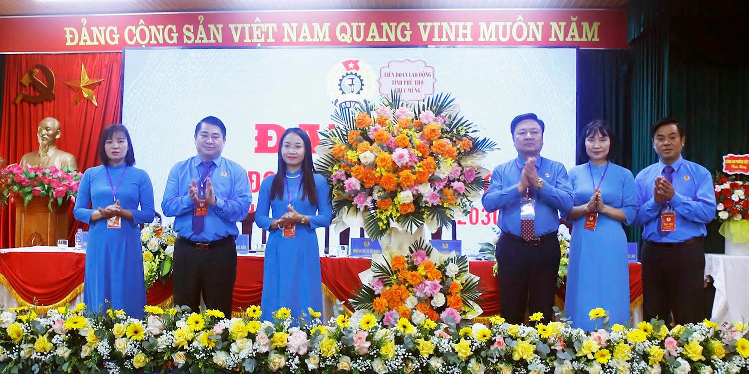 Công đoàn phường Việt Trì tổ chức Đại hội lần thứ I, nhiệm kỳ 2025 - 2030 với chủ đề “Đoàn kết - Dân chủ - Kỷ cương - Đổi mới - Phát triển”.