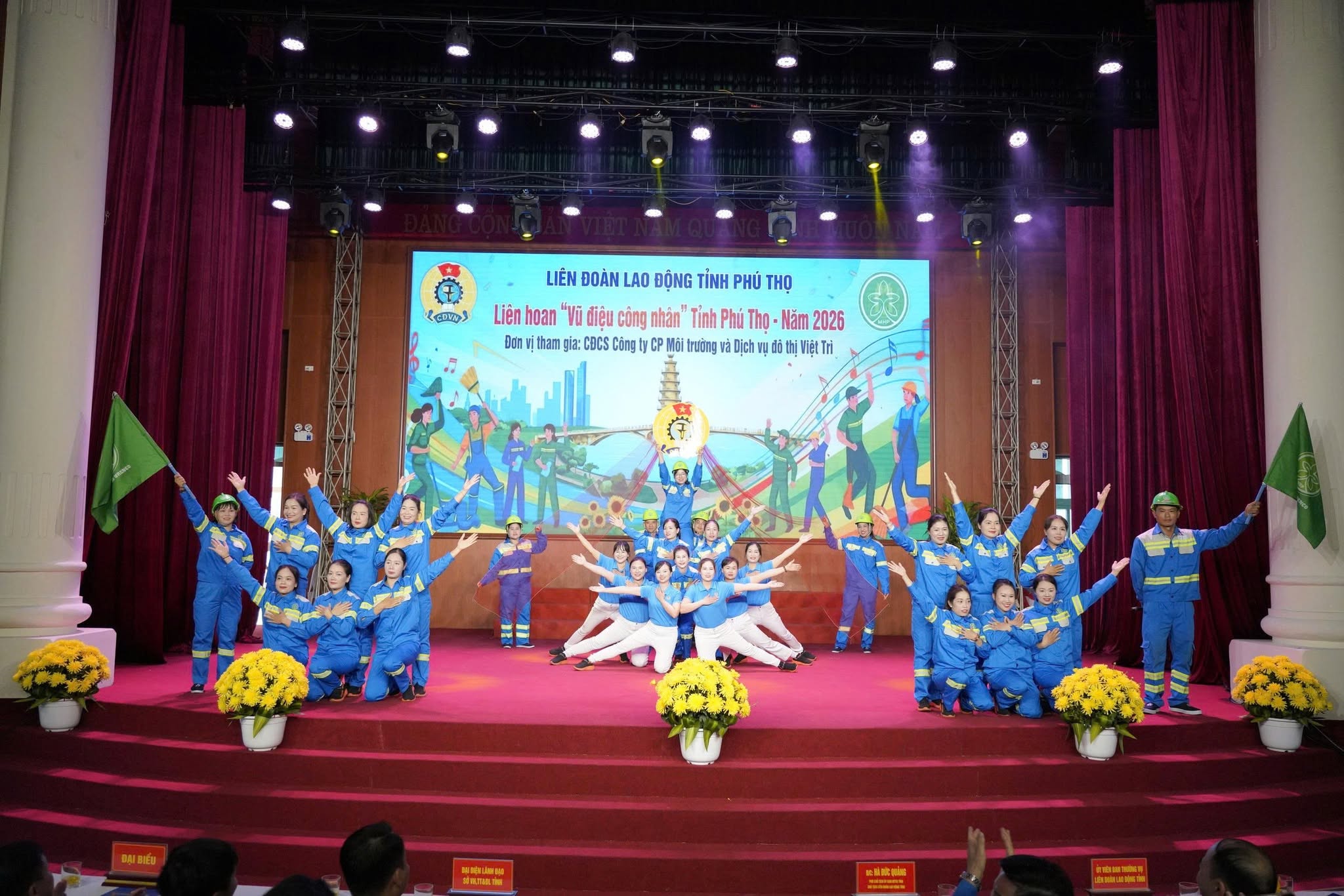 51 CÔNG ĐOÀN CƠ SỞ SÔI NỔI THAM GIA LIÊN HOAN VŨ ĐIỆU CÔNG NHÂN TỈNH PHÚ THỌ NĂM 2026 CHÀO MỪNG KỶ NIỆM 97 NĂM NGÀY THÀNH LẬP CÔNG ĐOÀN VIỆT NAM (28/7/1929 - 28/7/2026)