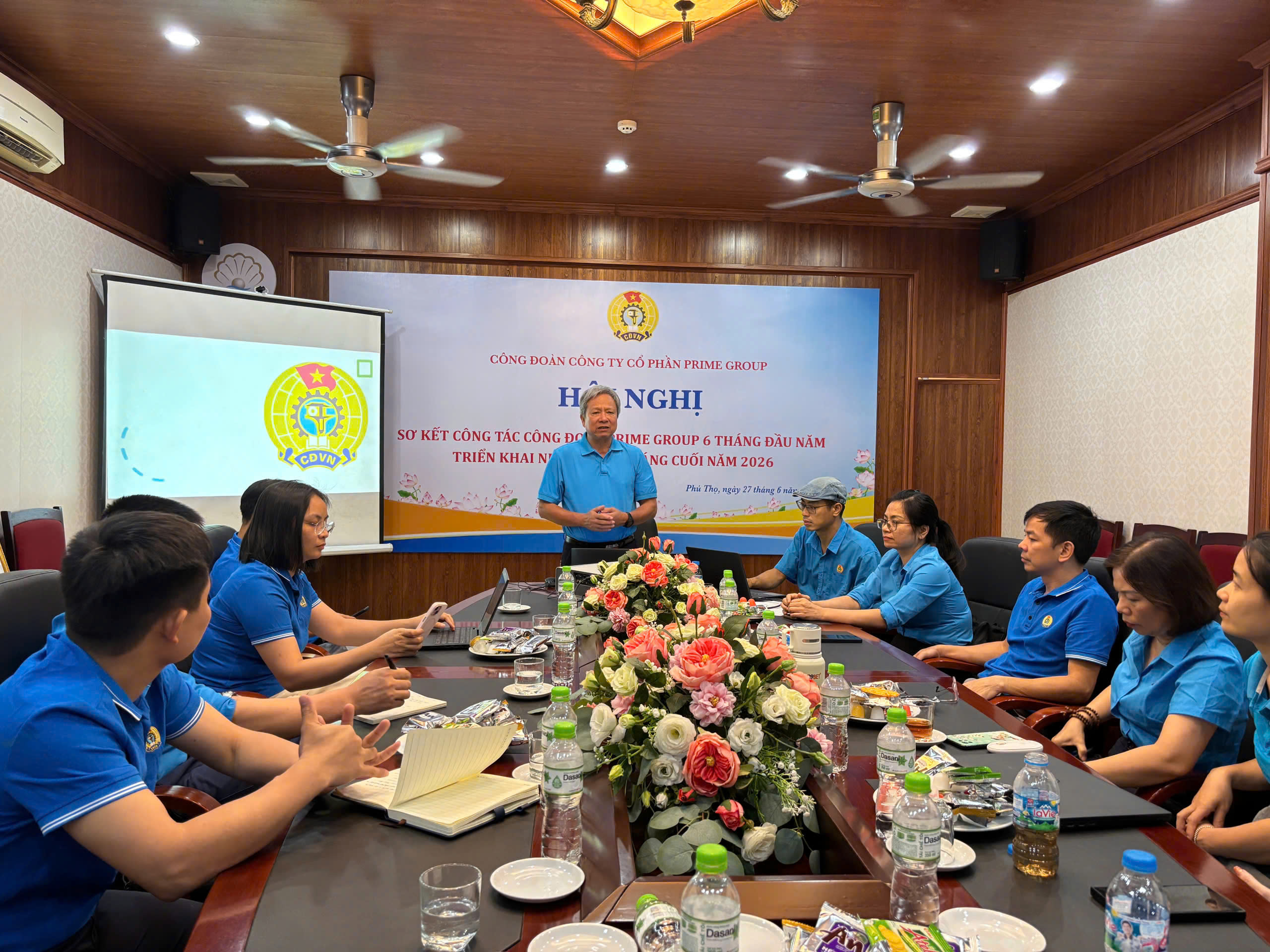 CÔNG ĐOÀN PRIME GROUP tổ chức thành công hội nghị sơ kết Công đoàn Prime Group 6 tháng đầu năm, triển khai nhiệm vụ 6 tháng cuối năm 2026