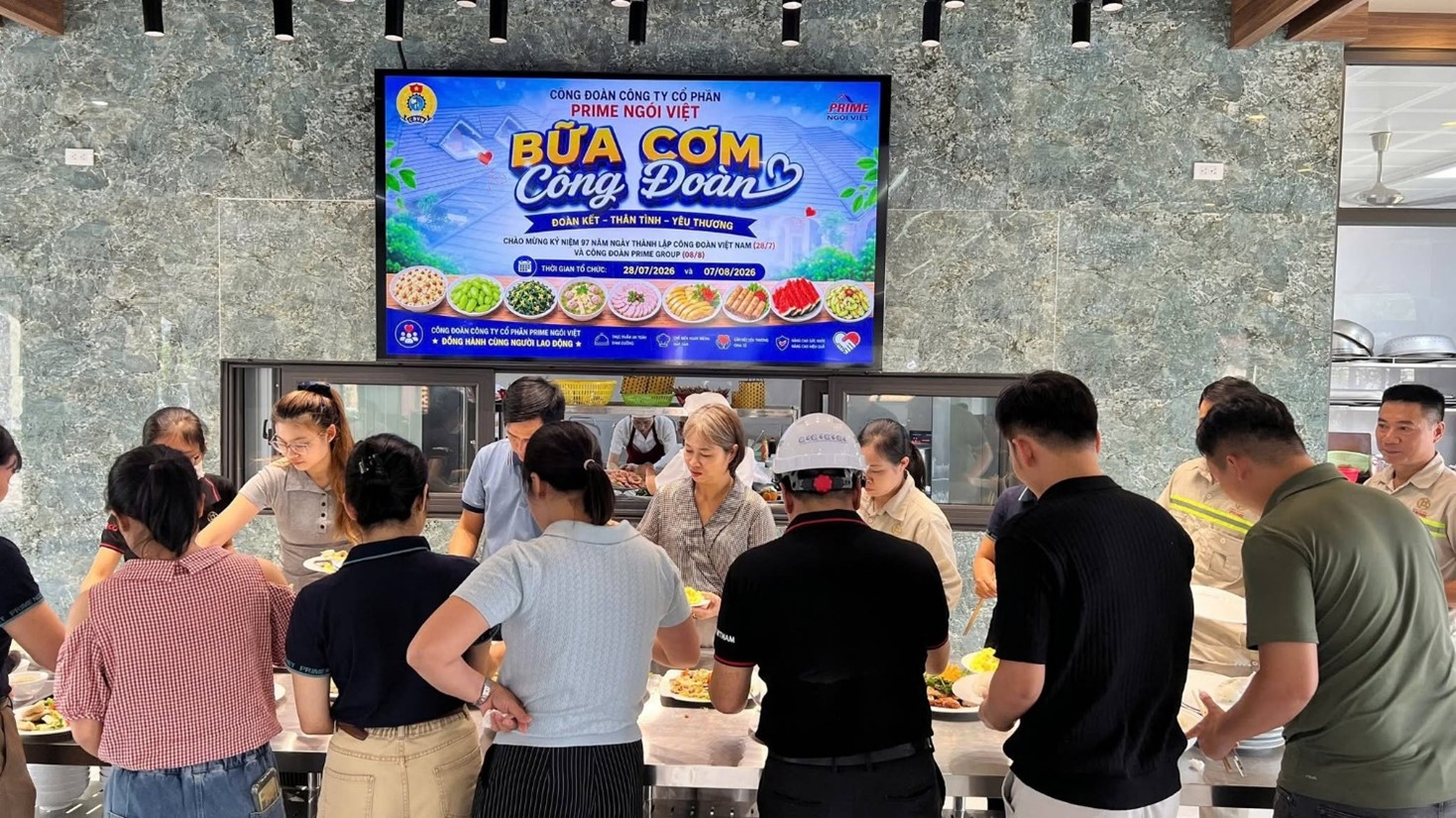 Công Đoàn Prime Group Khởi Động Đợt Cao Điểm "Bữa Cơm Công Đoàn": Nâng Tầm Chất Lượng, Thắt Chặt Gắn Kết