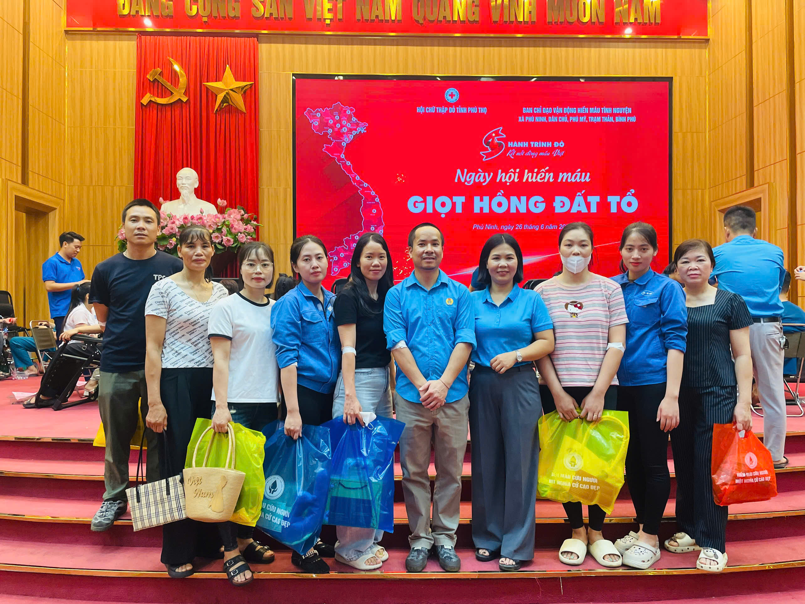 CÔNG ĐOÀN XÃ BÌNH PHÚ THAM GIA NGÀY HỘI HIẾN MÁU TÌNH NGUYỆN NĂM 2026
