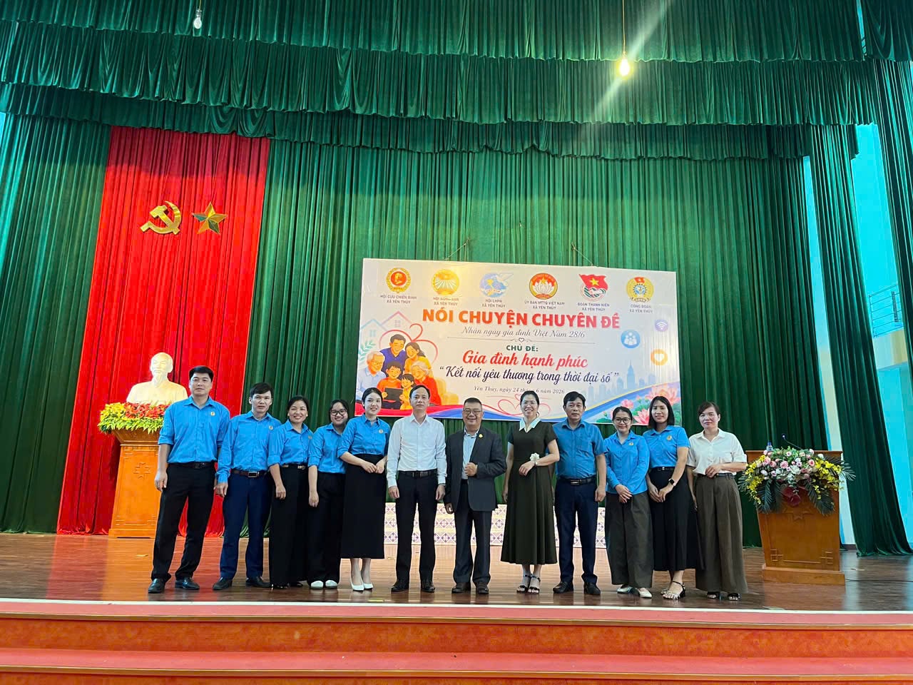 CÔNG ĐOÀN XÃ YÊN THỦY NÓI CHUYỆN CHUYÊN ĐỀ VỀ NGÀY GIA ĐÌNH VIỆT NAM 28/6