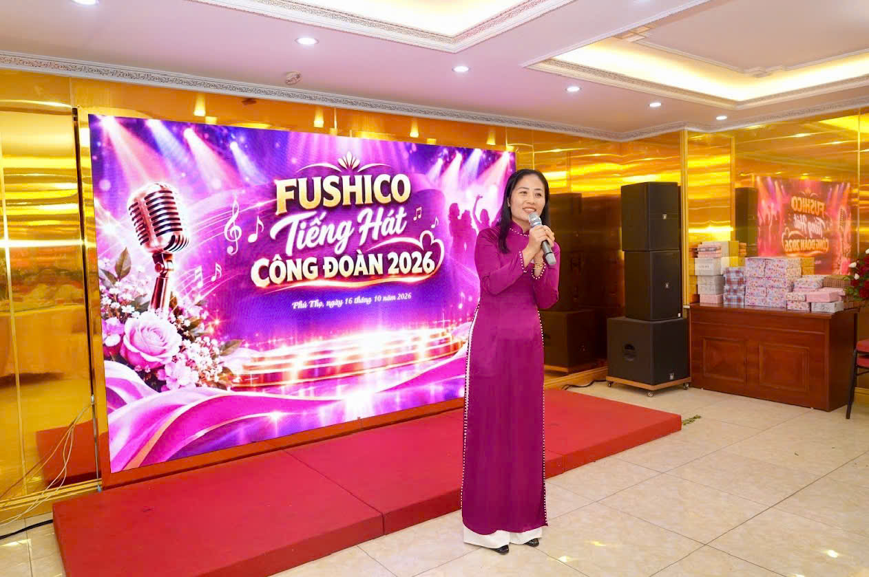 CÔNG ĐOÀN CƠ SỞ TRƯỜNG CAO ĐẲNG Y DƯỢC PHÚ THỌ TỔ CHỨC THÀNH CÔNG CHƯƠNG TRÌNH "FUSHICO -TIẾNG HÁT CÔNG ĐOÀN 2026" CHÀO MỪNG  NGÀY PHỤ NỮ VIỆT NAM 20/10
