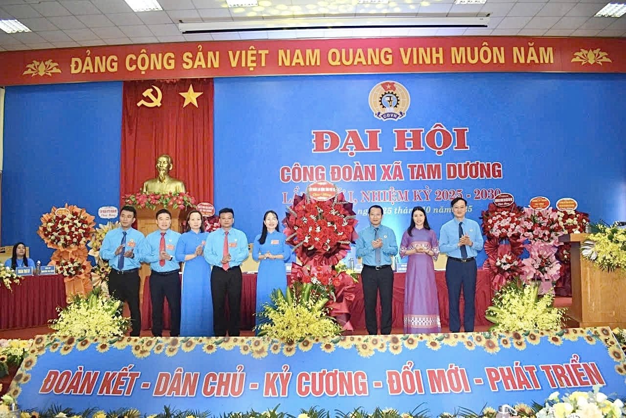 Đại hội Công đoàn xã Tam Dương lần thứ I nhiệm kỳ 2025 –2030!