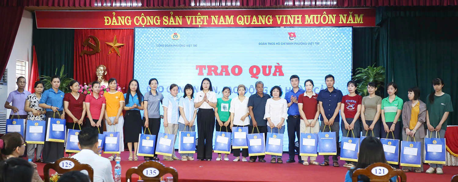Công đoàn phường Việt Trì đẩy mạnh các hoạt động trong  Tháng Công nhân năm 2026